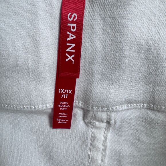 SPANX Women's Every Wear Cropped Wide Leg Jeans with Patch Pockets Sz Petite 1X - Picture 9 of 16